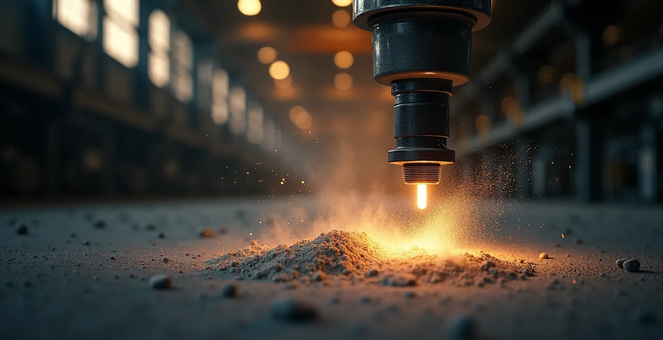 Capteur magnétique sans contact fonctionnant dans une atmosphère industrielle chargée en poussière