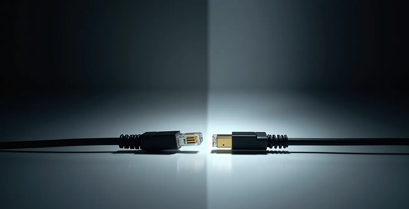 Comparaison visuelle de flux de données entre codecs H.264 et H.265 montrant la réduction de bande passante