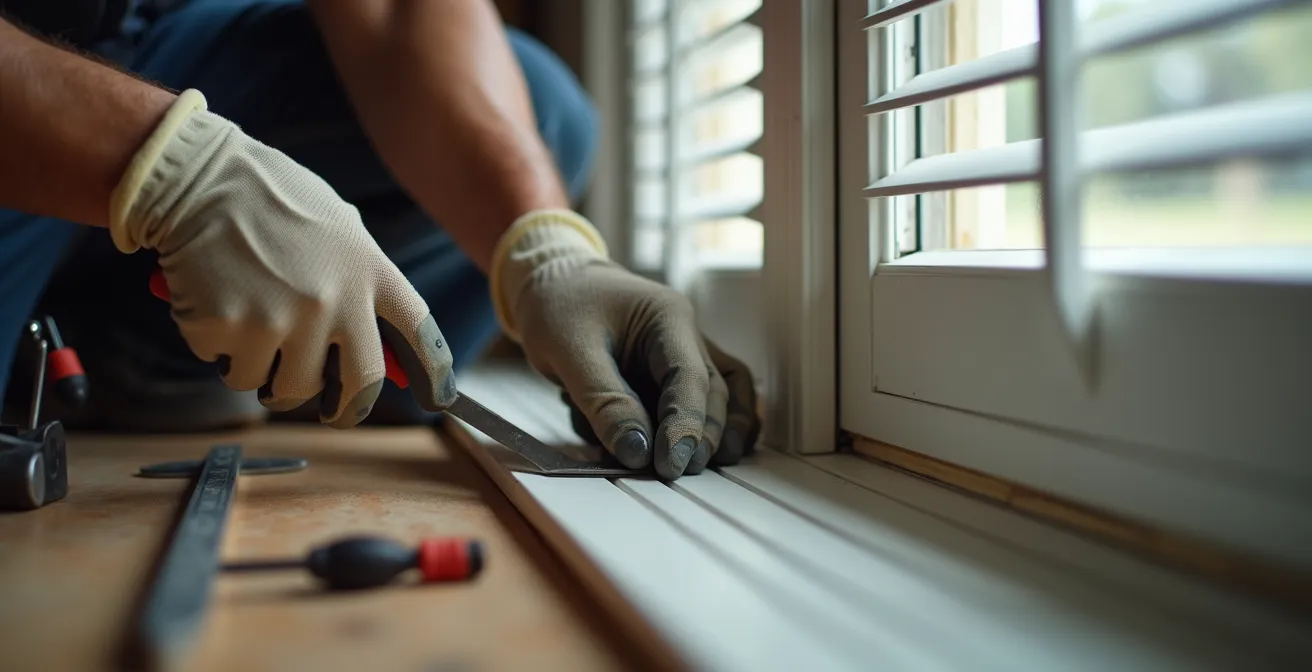 Lame finale renforcée en aluminium extrudé sur un volet roulant